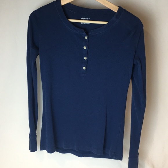 GAP | Tops | Gap Body Long Sleeve Henley Tee | Poshmark